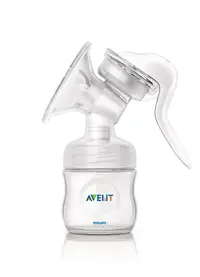 Pompa manuala pentru san cu biberon Avent Natural