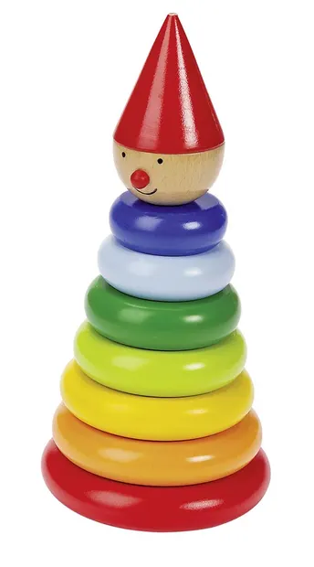 Joc de stivuit din lemn Goki - Omul magnetic Nimo