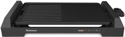 Grătar Rohnson - R-2533, 2000W, antiaderent, cu nervuri, negru