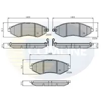 Set placute frana, frana disc COMLINE CBP31188