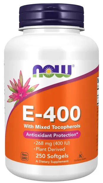 Vitamin E-400, 250 capsule, Now