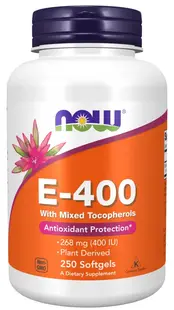 Vitamin E-400, 250 capsule, Now