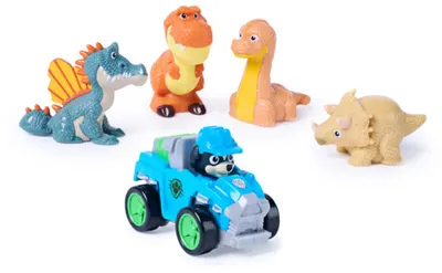 Set de joacă Spin Master Paw Patrol – The Dino Movie, Dino Crew, 5 piese
