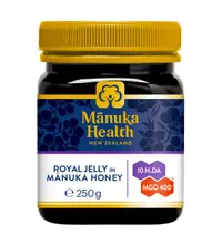 Miere Manuka MGO 400+ cu laptisor de matca (royal jelly), 250g, Manuka Health