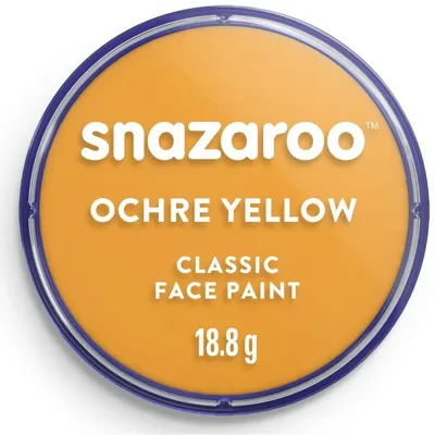 Pictura pe Fata, Snazaroo, Galben Ocru, 18 ml