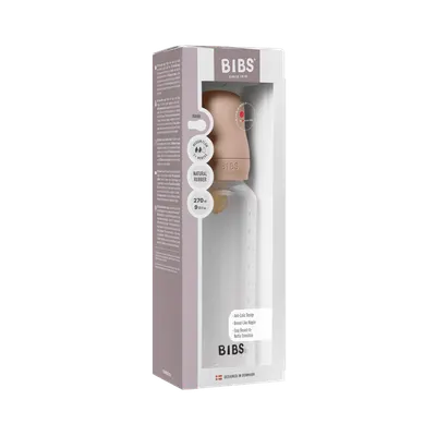 Set complet biberon anticolici Bibs 270 ml latex Blush