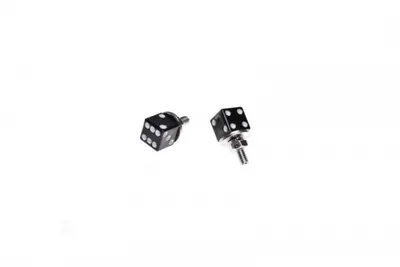 Set 2 suruburi tip zaruri, pentru prindere nr inmatriculare