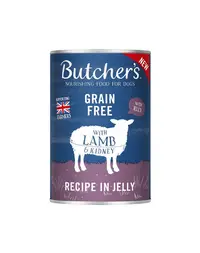 BUTCHER'S Original Recipe in Jelly hrana umeda caini, bucati de miel in jeleu, conserva 400g