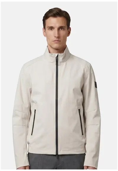 Jacheta Softshell cu buzunare cu fermoar - Bej