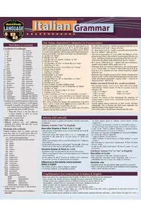 Italian Grammar: A Quickstudy Laminated Language Reference Guide
