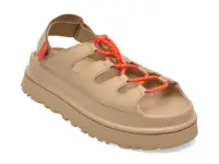Sandale UGG bej, GOLDENGLOW TOGGLE, din piele naturala