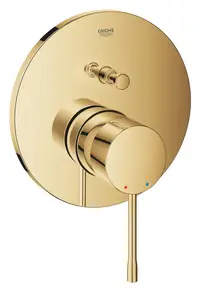 Unitate comanda Grohe Essence 24058GL1, aparenta, monocomanda, diverter, 2 iesiri, necesita set fixare, lucios, Cool sunrise