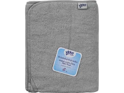 Prosop bumbac organic Silver 75x150cm XKKO