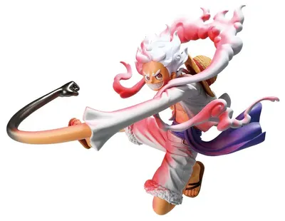 Statuetă Banpresto Animation: One Piece - Monkey D. Luffy (Battle Record Collection), 13 cm