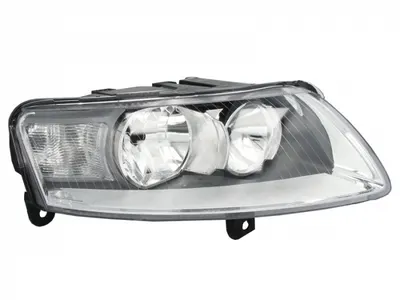 Far dreapta (H7, reglaj electric, fundal cromat) AUDI A6 2004-2011