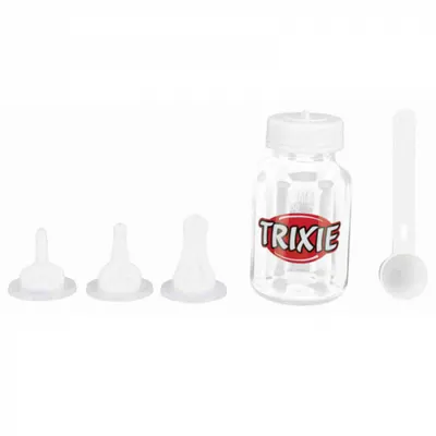Biberon de 120 ml cu 3 tetine Trixie
