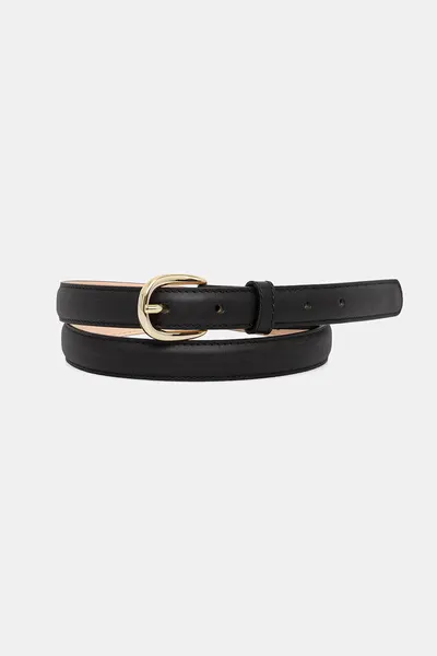 A.P.C. curea de piele CEINTURE ROSETTE