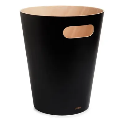 Coș de gunoi negru pentru birou 7,5 l Woodrow – Umbra