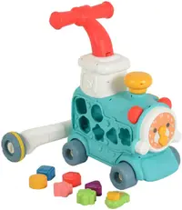 Jucărie de mers 3 în 1 Moni Toys - Happy Train, mentă