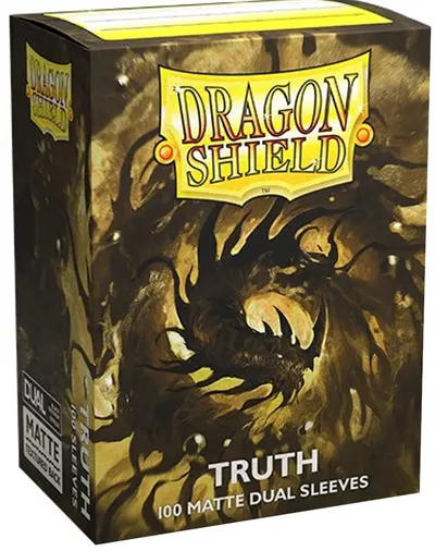 Protecții pentru cărți Dragon Shield - Matte Dual Sleeves Standard Size, Truth (100 buc.)