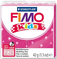 Lut polimeric Staedtler Fimo Kids - culoare roz stralucitor