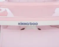 Scaun de masa KikkaBoo 3in1 Creamy Pink transformabil in inaltator,cadru metalic,suport picioare ,husa lavabila,tavita dubla reglabila,centura de siguranta