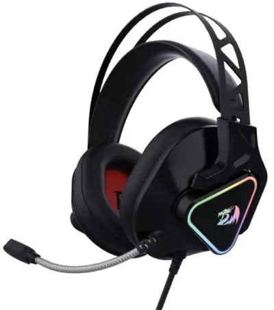 Căști gaming Redragon - Cadmus RGB, negre