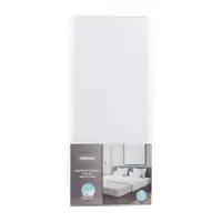 Husa de pat cu elastic alb, 160x200 cm