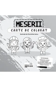 Carte de colorat. Meserii