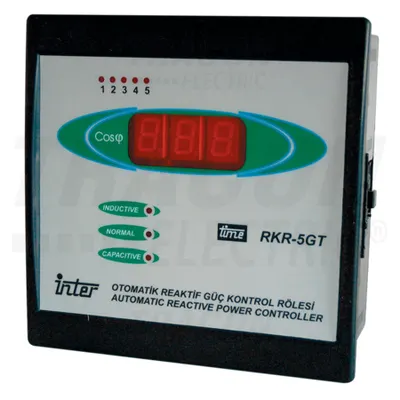 Regulator de putere reactiva,masurare 1F, 5 bat.de cond. TFJA-07 144×144mm