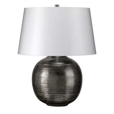 Veioza Caesar 1 Light Table Lamp – Silver