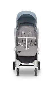 Carucior sport pliabil cu o singura mana, Cadru din aluminiu rezistent, Spatar reglabil pentru somn sau explorare, pelerina de ploaie si husa pentru picioare incluse, Colibro Clip Sky