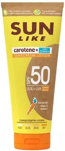 Sun Like Carotene+ Loțiune de protecție solară, SPF50, 200 ml