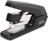 Capsator Deli Exceed - E0371, 24/6, 26/6, 24/8, pan ala 50 foi, negru