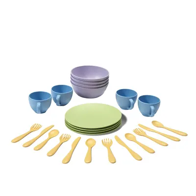 Set ecologic de bucătărie cu 24 de piese