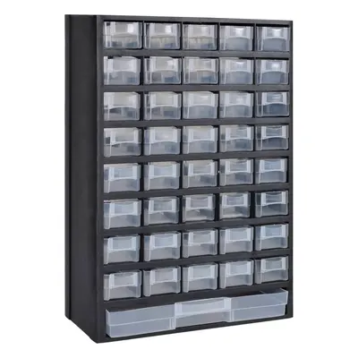 Dulap pentru unelte cu 41 sertare din plastic