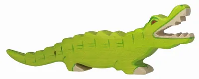Figurina din lemn Holztiger - Crocodil