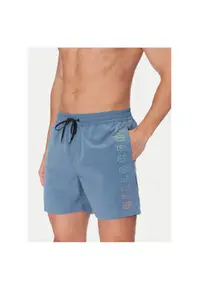 Pantaloni scurti de baie barbati EBYJV00122 - Poliester reciclat - Albastru - Albastru