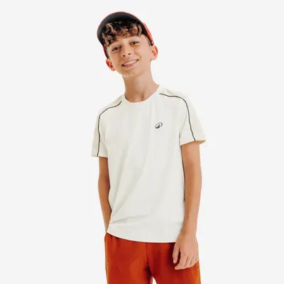 Tricou de tenis cu gule rotund TTS DRY Bej Copii