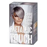 Vopsea de par METALLIC TOUCH- Metallic Silver, Rubella | 115 ml