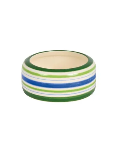 TRIXIE Bol Ceramic verde cu dungi pentru iepure 500 ml