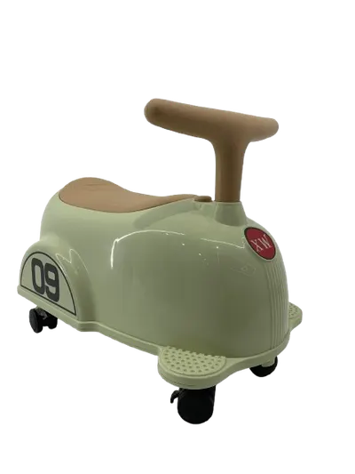 Masinuta premergator fara pedale, Kinderauto BabyCar, verde