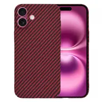 Husa pentru Apple iPhone 16 Plus, Techsuit, Carbonite FiberShell, Rosie