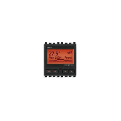 Cronotermostat electronic 120-230V Vimar(Eikon) negru