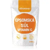 Allnature Epsom salt + vitamín C saruri de baie cu vitamina C