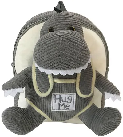 Ghiozdan pentru grădiniță S. Cool Baby Animals - Gri, cu dinozaur