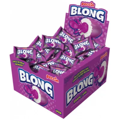 Guma de mestecat Blong, umplutura cu gust de grapefruit, 5 g, 40 bucati Engros