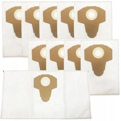 Set 10 Saci Textili NewEvo , Pentru Aspiratoare Parkside PNTS PWD PWS