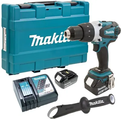 Șurubelniță fără fir Makita - DDF458RFE, 18V, 1300 min-1, 3.0 Ah Ah Li-Ion