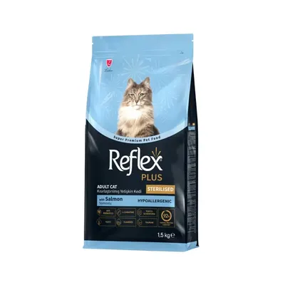 Reflex Plus, hrana uscata pentru pisici sterilizate, cu somon, 8 kg